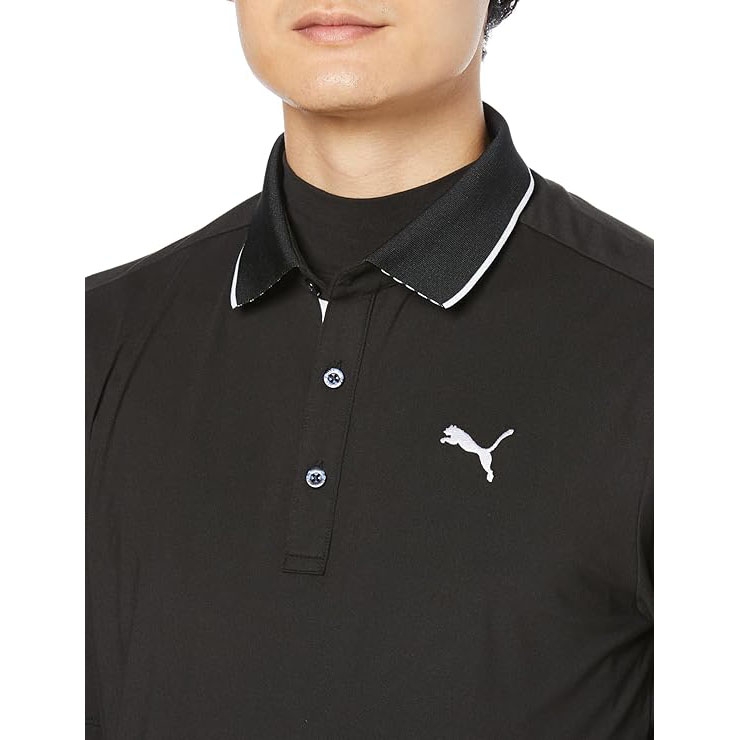 Áo Polo Puma Chính Hãng - Stretch Smooth Pique Polo Shirt Set  - Màu Đen | JapanSport  627605-01