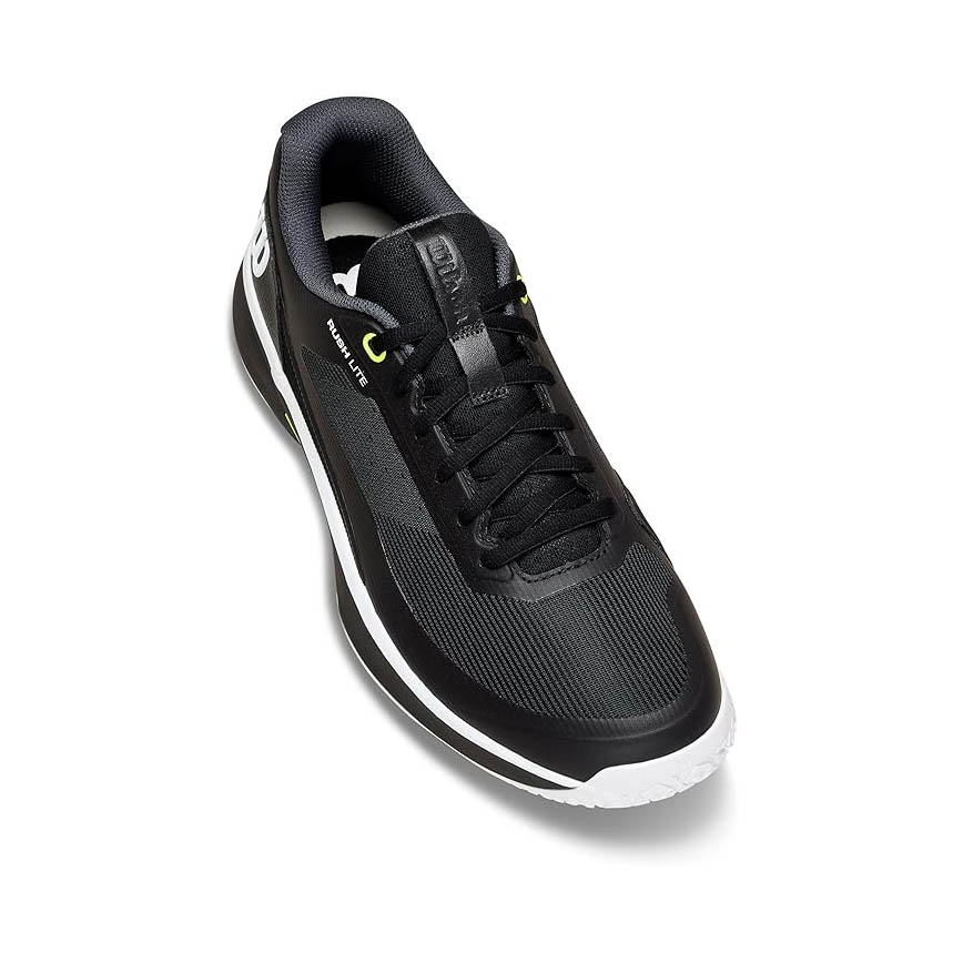 Giày Tennis Wilson Chính hãng - Rush Lite 5 Men's Tennis Shoe - Màu Đen | JapanSport WRS00850