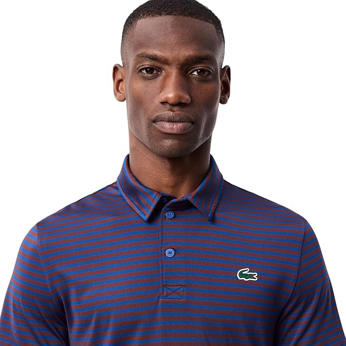 Áo Polo Lacoste Nam Chính hãng - Polo Golf Dáng Suông Chống Tia UV - Màu Đỏ | JapanSport DH7418-51-I9F