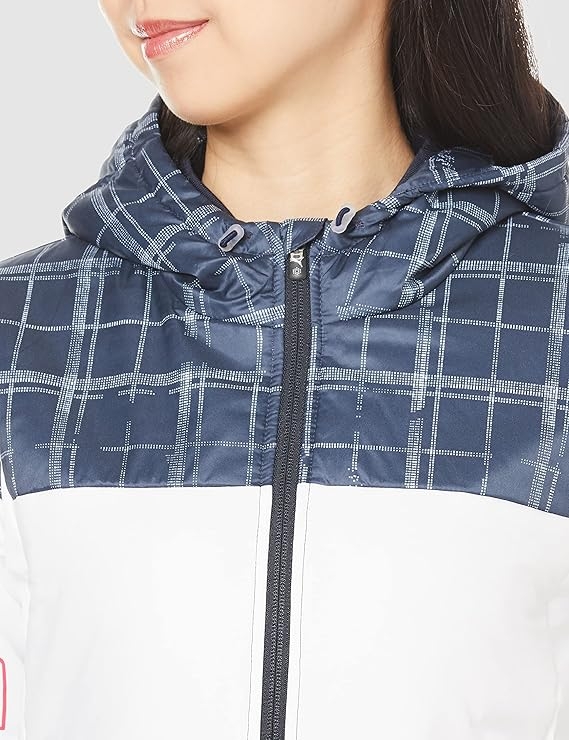 Áo Khoác Puma Nữ Chính Hãng - Golf W Graphic Padded Full Zip Hoodie - Màu Xanh | JapanSport 930405-02
