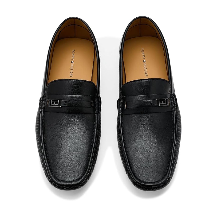 Giày Tommy Hilfiger Nam Chính Hãng - Rudder mens Driving Style Loafer - Màu Đen | JapanSport LIGHT BROWN 230 tmRUDDER