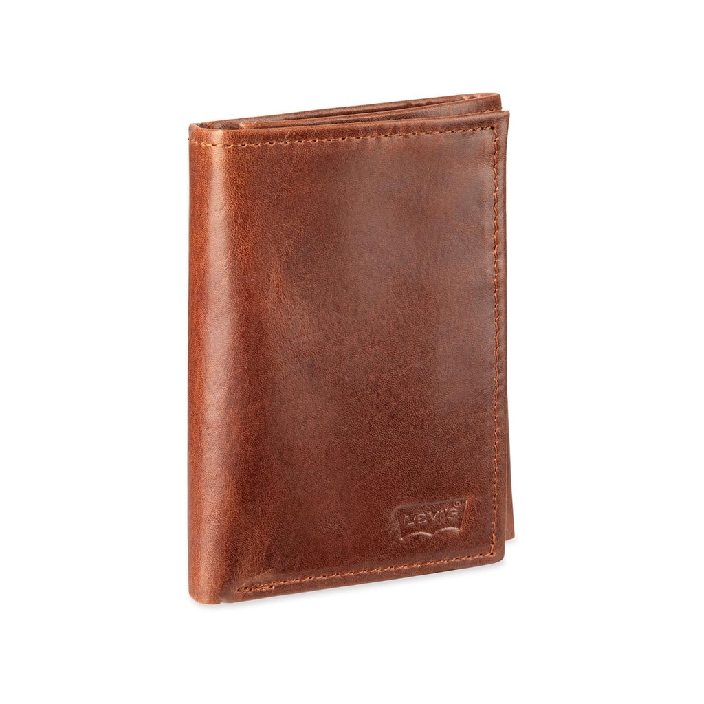 Ví Levi's Chính Hãng - Trifold Wallet-Sleek - Màu Nâu | JapanSport