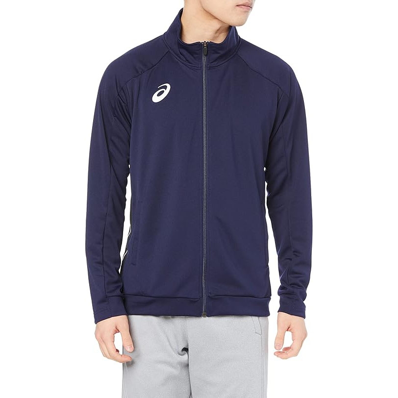 Áo Khoác Asics Chính Hãng - Soccer Wear Team Practice Full-Zip Jacket - Màu Xanh | JapanSport 2101A185-400