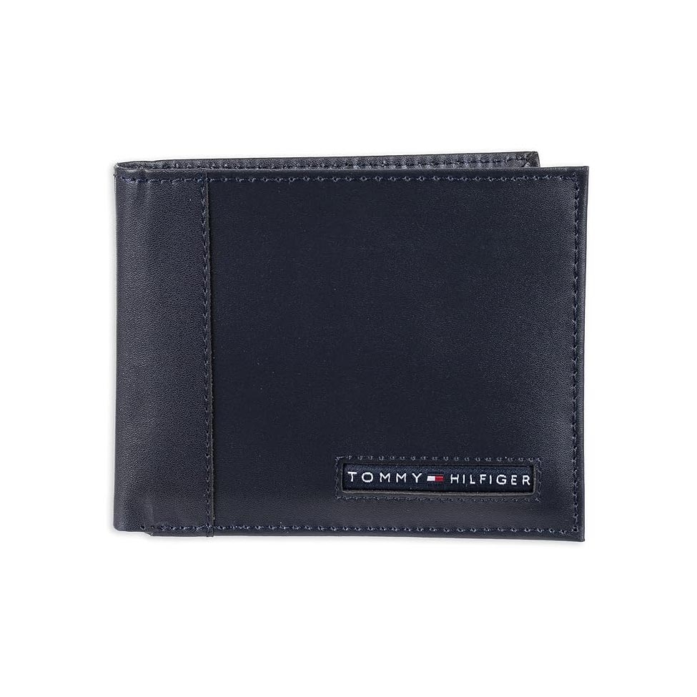 Ví Tommy Hilfiger Chính Hãng - Men's Leather Wallet - Màu Navy | JapanSport 31TL22X063-400