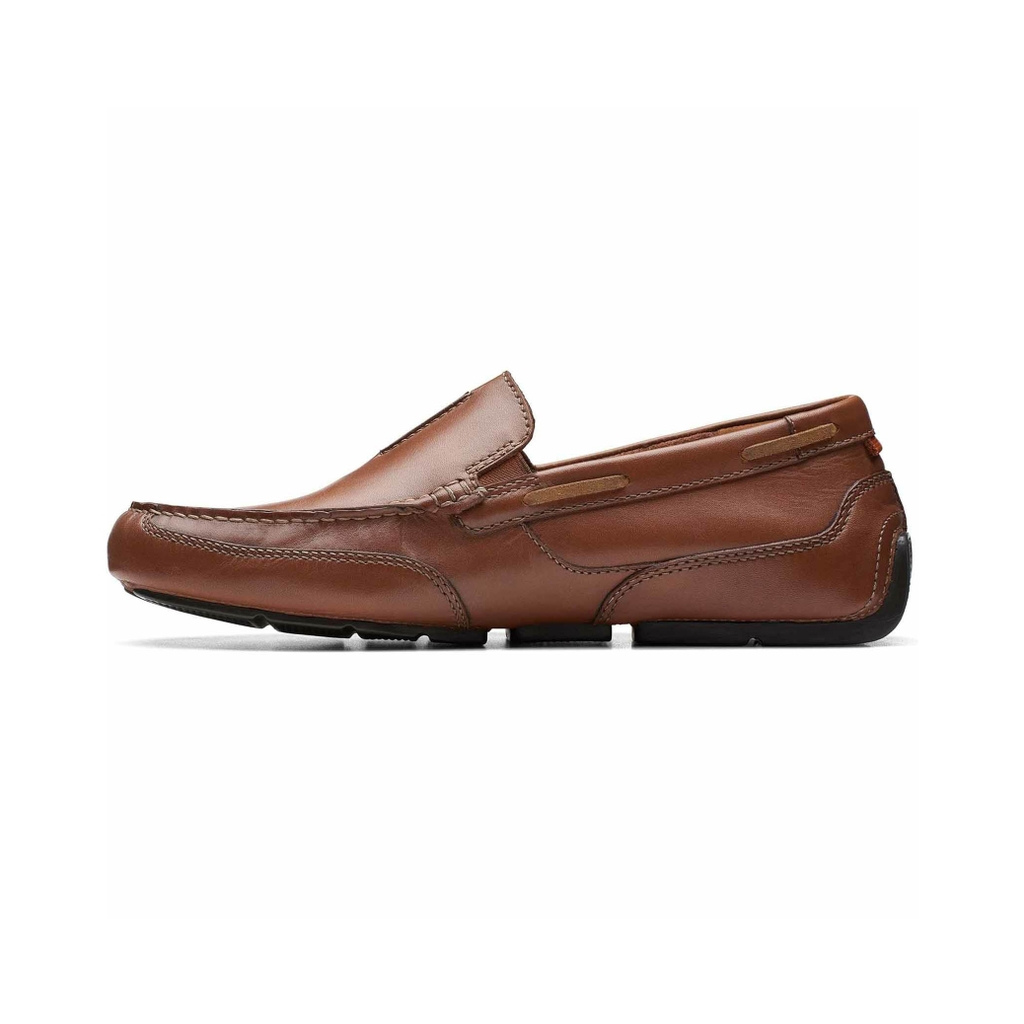 Giày Clark Nam Chính Hãng - Markman Stitching Loafer Shoe - Màu Nâu | JapanSport 261-71568