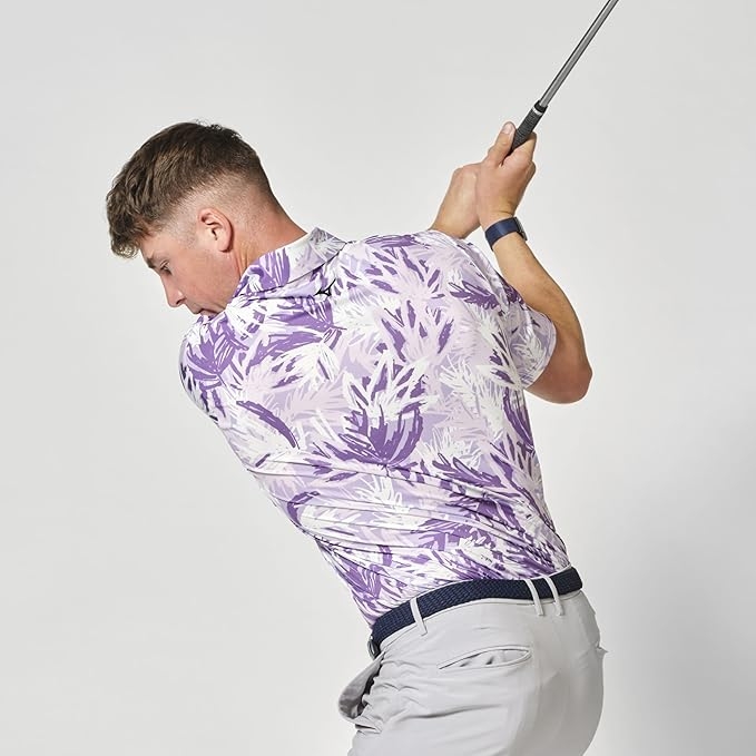 Áo Polo Mizuno Chính Hãng - Golf Wear - Màu Tím | JapanSport E2GAB004-67