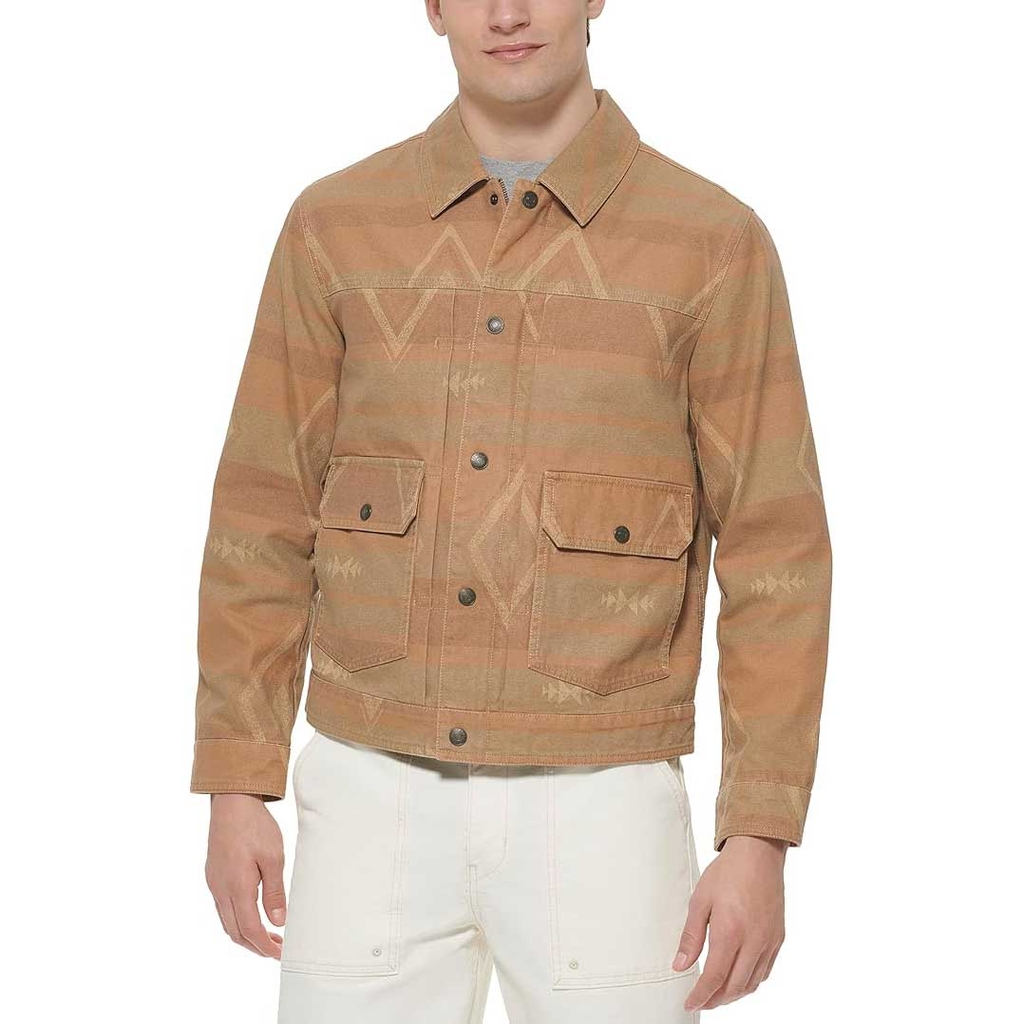 Áo Khoác Levi's Chính Hãng - Lightweight Trucker Shirt Jacket - Màu Nâu | JapanSport LM3MC753-azt