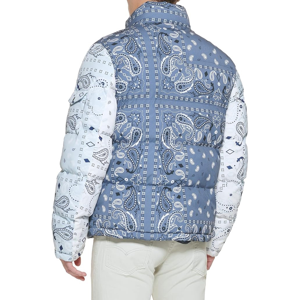 Áo Khoác Levi's Chính Hãng - Men's Bubble Puffer - Màu Xanh | JapanSport LM1RP082-di3