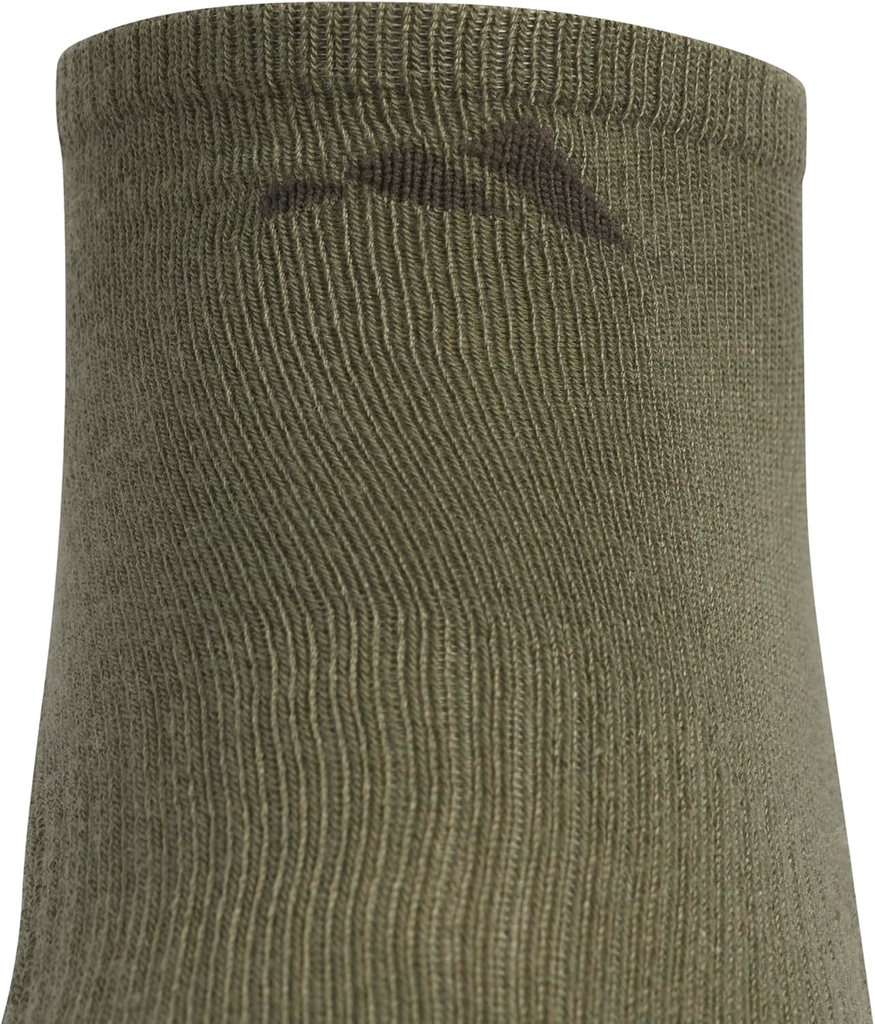 Set Tất Adidas Chính Hãng - Athletic Cushioned 6-Pack No Show Socks - Màu Olive/Xanh đậm/Xám | JapanSport 5159128A