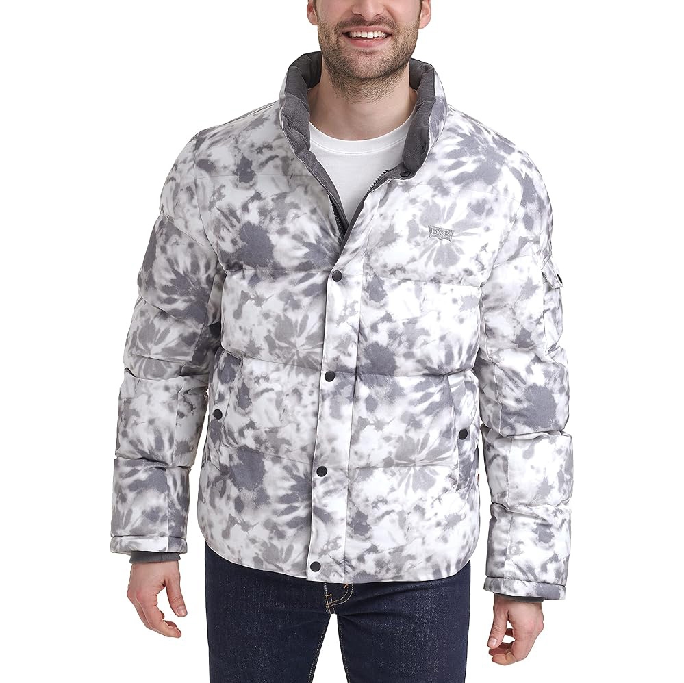 Áo Khoác Levi's Chính Hãng - Men's Bubble Puffer - Màu Tie Dye | JapanSport LM1RP082-tye
