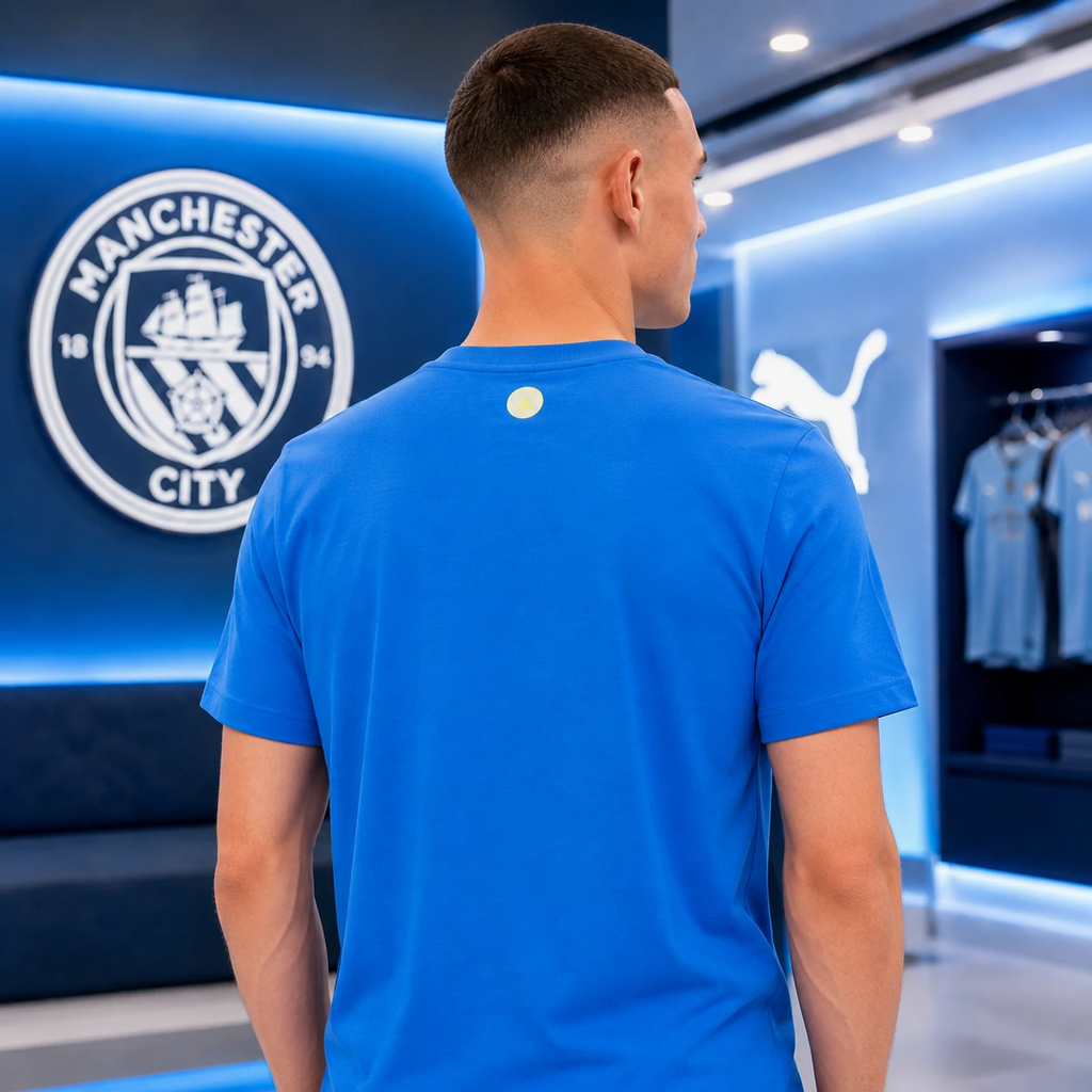Áo Phông Puma Chính hãng - Manchester City FC FtblCulture Tee - Màu Xanh| JapanSport 782671 23