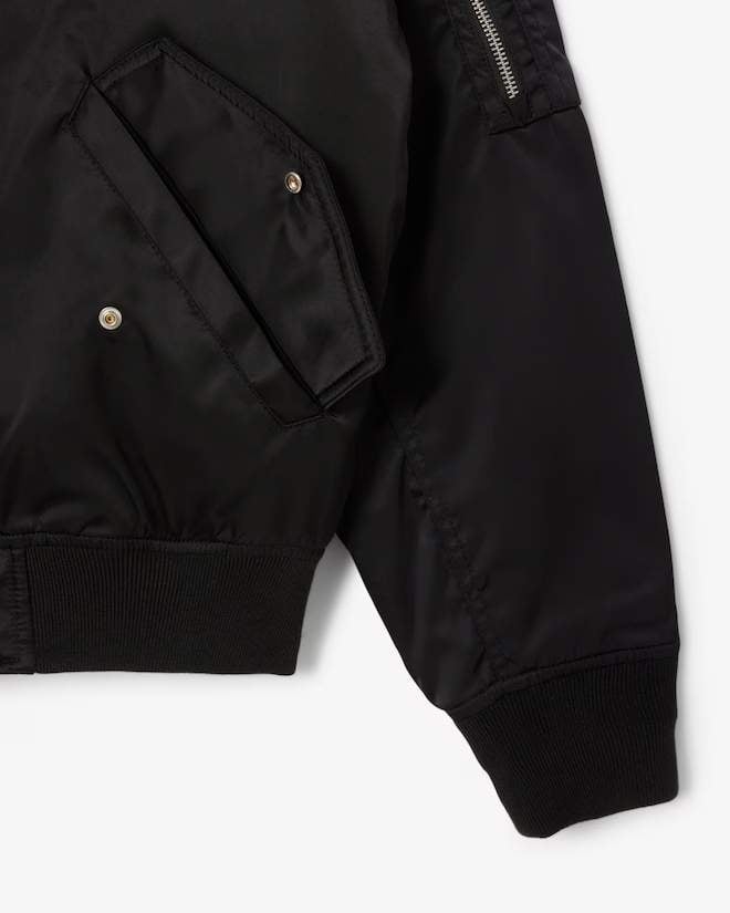 Áo Khoác Lacoste Chính hãng - Men's Water-Repellent Bomber Jacket - Màu Đen | JapanSport BH2899-51-031