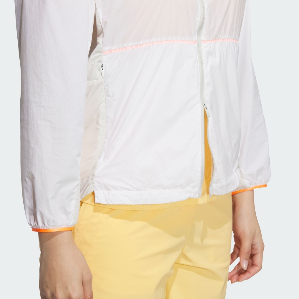 Áo Khoác Gió Nữ Adidas Chính Hãng - ULTIMATE365 TOUR Sports Jacket - Màu Trắng | JapanSport KD4129