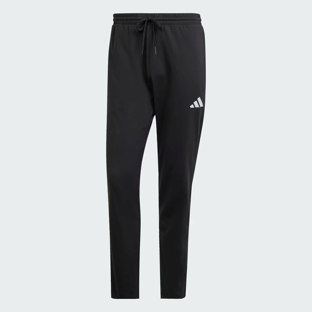 Quần Dài Adidas Chính Hãng - Essentials Small Logo Single Jersey - Màu Đen | JapanSport JF1105