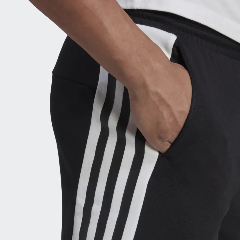 Quần short Adidas Nam Chính Hãng - SHORT 3 SỌC FUTURE ICONS - Đen | JapanSport HK4554