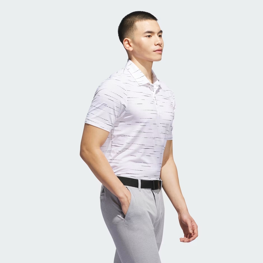 Áo Polo Adidas Chính Hãng -  Ultimate365 Mesh Glimmer Print Polo Shirt - Màu Trắng | JapanSport KA7912