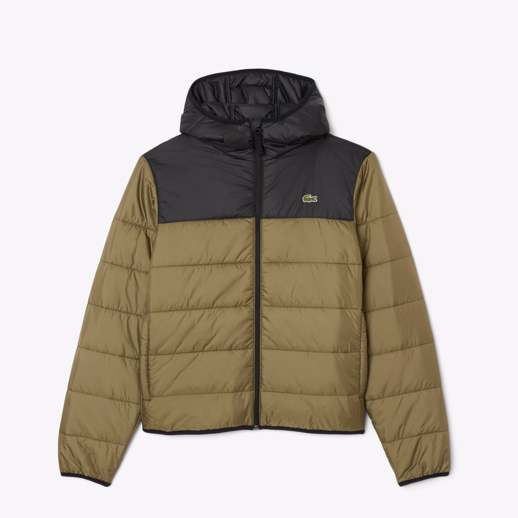 Áo Khoác Lacoste Chính hãng - Water-Repellent Quilted Puffed Jacket - Màu Đen | JapanSport BH6763-51-81I