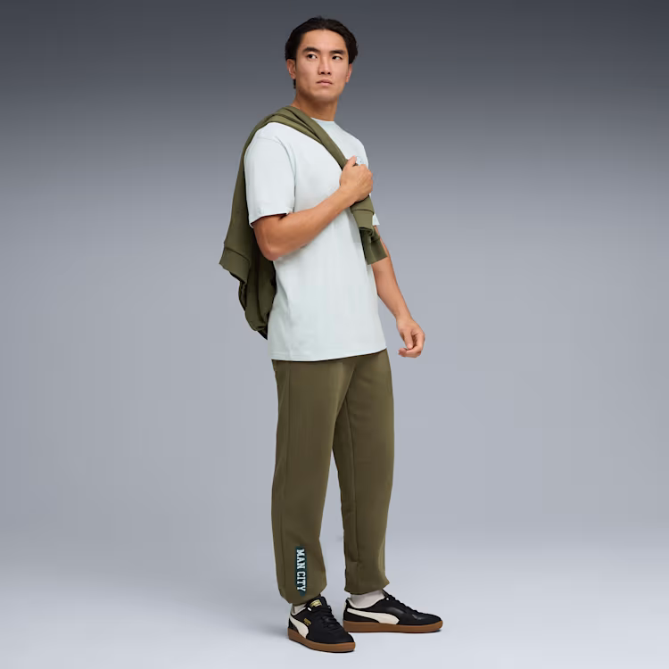 Quần dài Puma Nam Chính Hãng - Manchester City ftblCulture - Màu Olive | JapanSport 785883-07