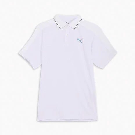 Áo Polo Puma Chính Hãng - Golf Wear PF Tech Line - Màu Trắng | JapanSport  633314-03