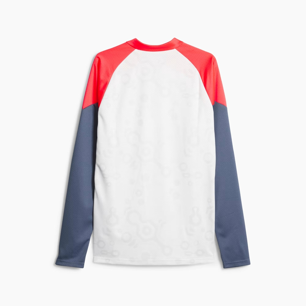Áo Khoác Puma Nam Chính Hãng - individualCUP Football Quarter-zip Top - Màu Trắng | JapanSport 658483-53