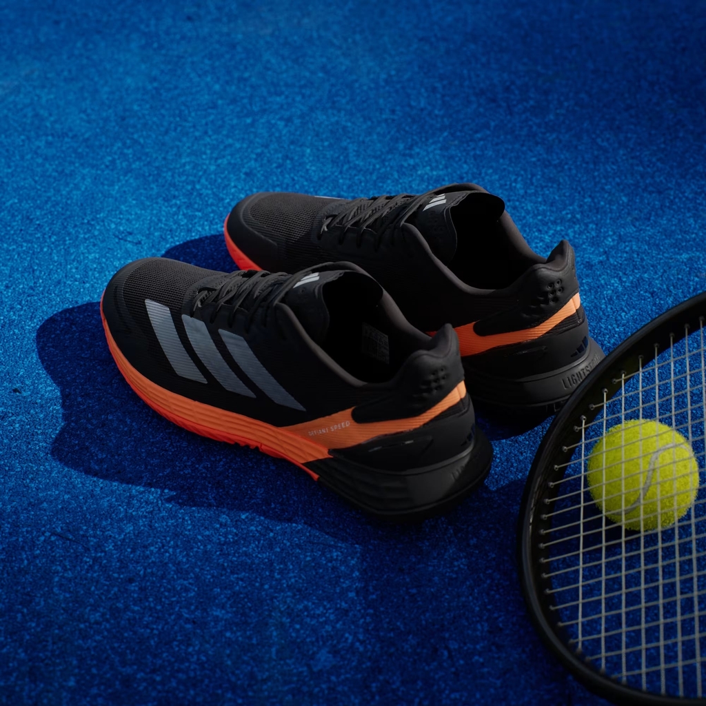 Giày Tennis Adidas Chính Hãng - Defiant Speed 2 - Màu Đen/Cam | JapanSport KI5999