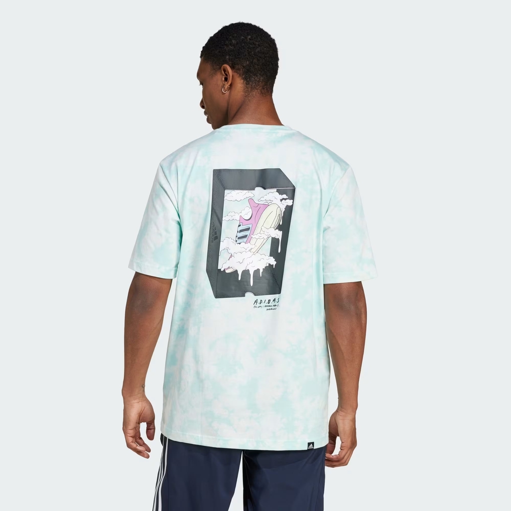 Áo Phông Adidas Nam Chính Hãng - Graphic All Day I Dream About... - Màu Xanh | JapanSport IZ4389