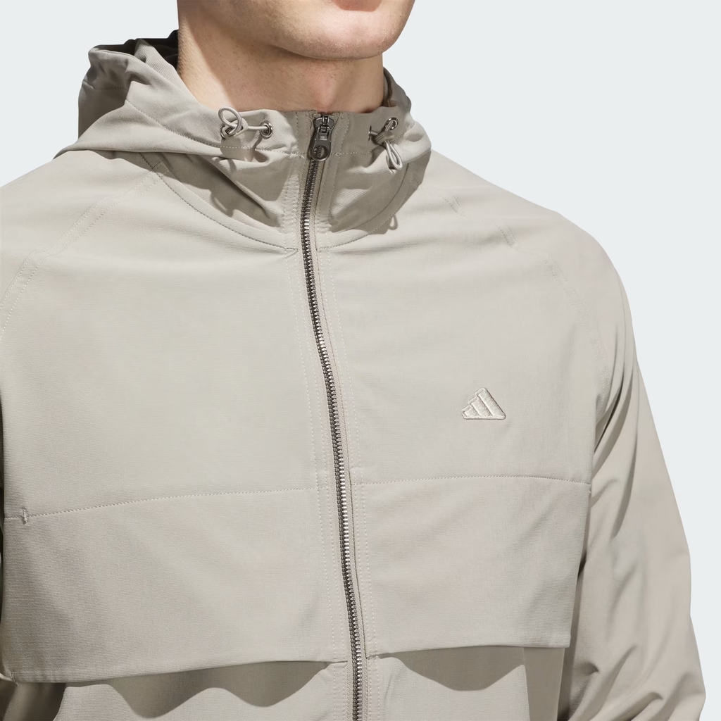 Áo Khoác Adidas Chính Hãng -  Go-to Full-Zip Windbreaker - Màu Be | JapanSport JL7915