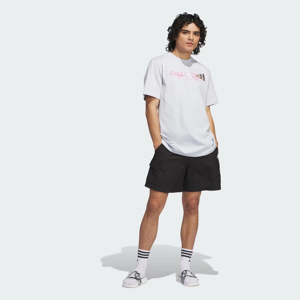 Áo Phông Adidas Nam Chính Hãng - Pride Graphic Tee - Màu Trắng | JapanSport IW2729