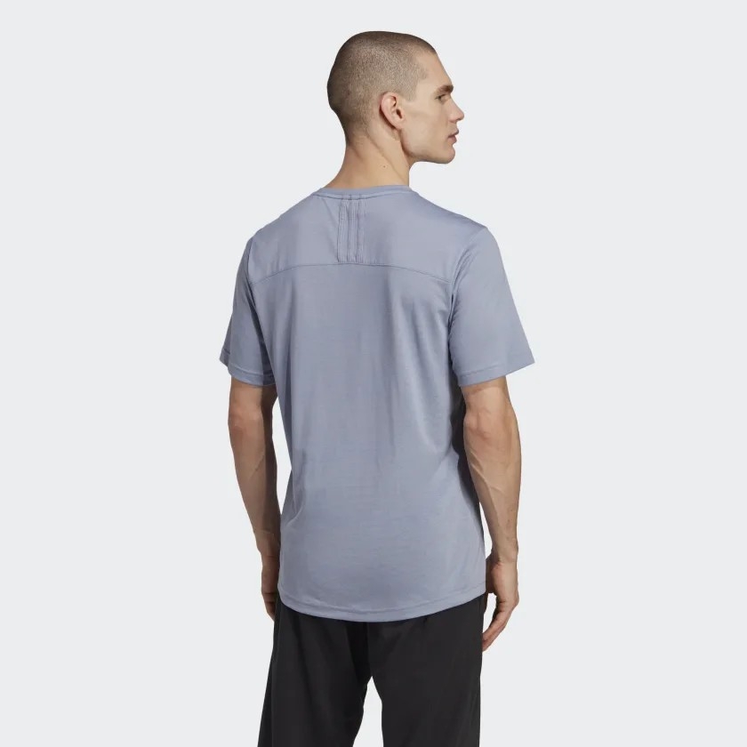 Áo Phông Adidas Chính Hãng - BASE YOGA WORKOUT T-SHIRT - Xanh | JapanSport IB7886