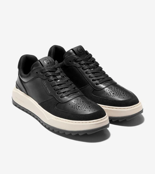 Giày Golf Cole Haan Nam Chính Hãng - GrandPrø Crossover Waterproof Golf - Màu Đen | JapanSport C38378