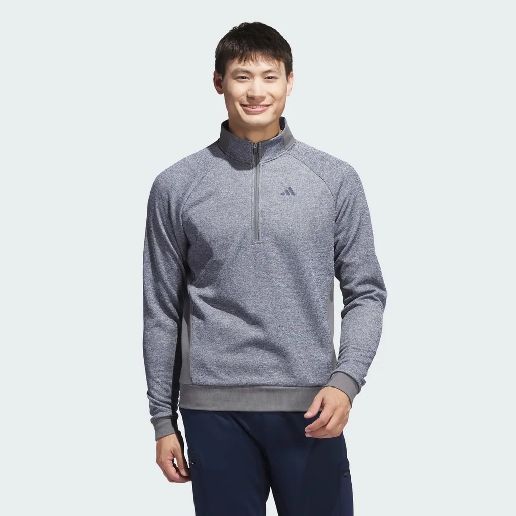 Áo Khoác Adidas Chính Hãng - DWR Quarter-Zip Sweatshirt - Màu Xám | JapanSport HZ3202