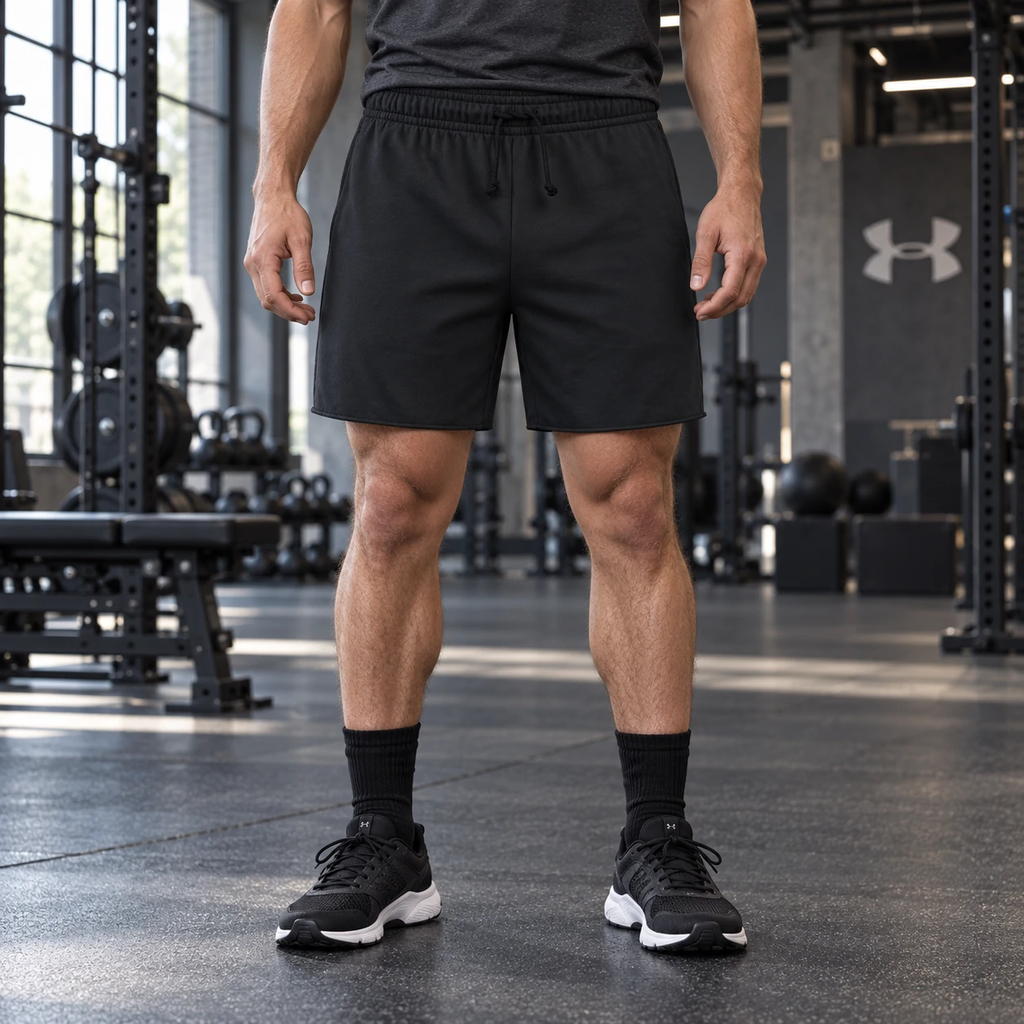 Quần Short Under Armour Chính Hãng - Project Rock Terry - Màu Đen | JapanSport 1385937-001