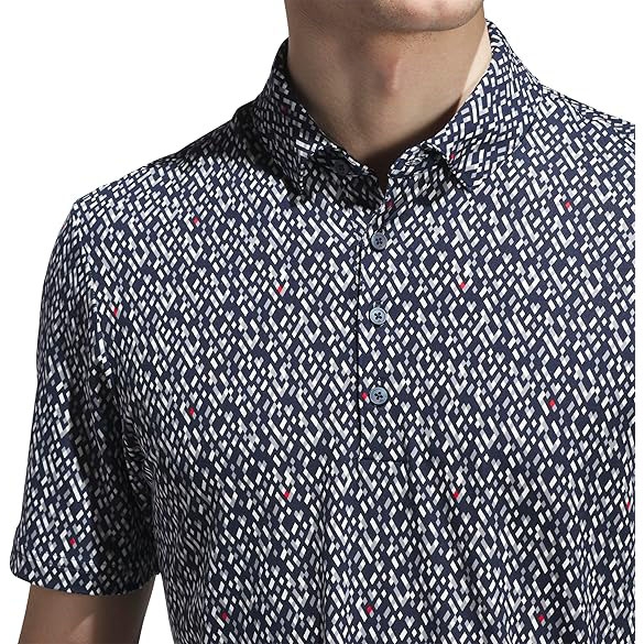 Áo Polo Adidas Chính Hãng - Ultimate365 Micro Argyle - Màu Đen | JapanSport KC0500
