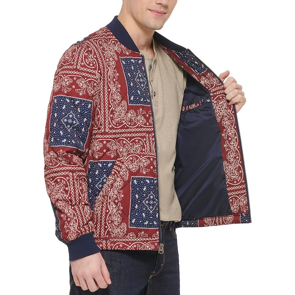 Áo Khoác Levi's Chính Hãng - Quilted Open Bottom Bomber - Màu đỏ  | JapanSport LM2RP282-vnt