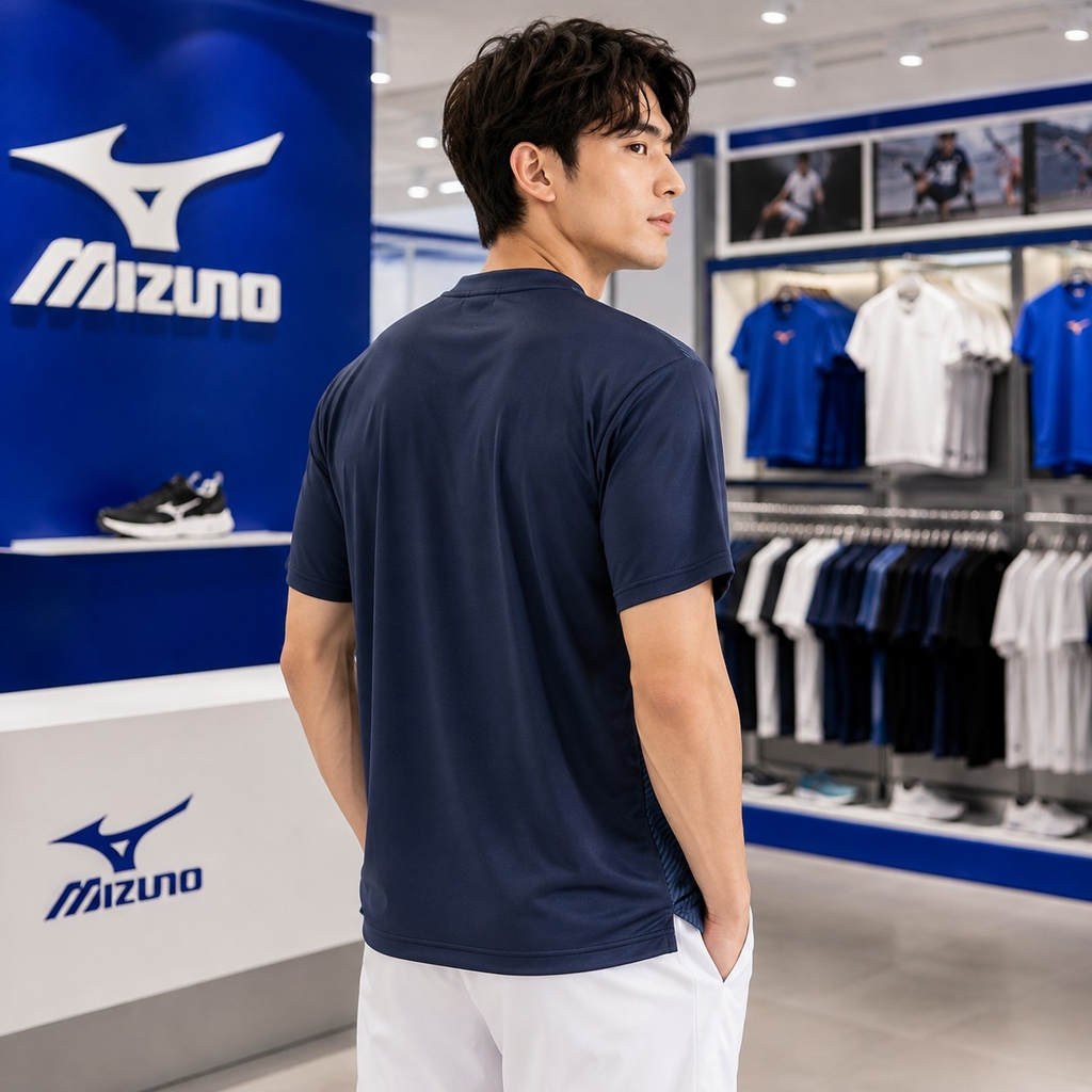Áo Polo Mizuno Chính Hãng - Mizuno Dry AeroFlow Game Shirt - Màu Xanh | JapanSport 62JAB00213