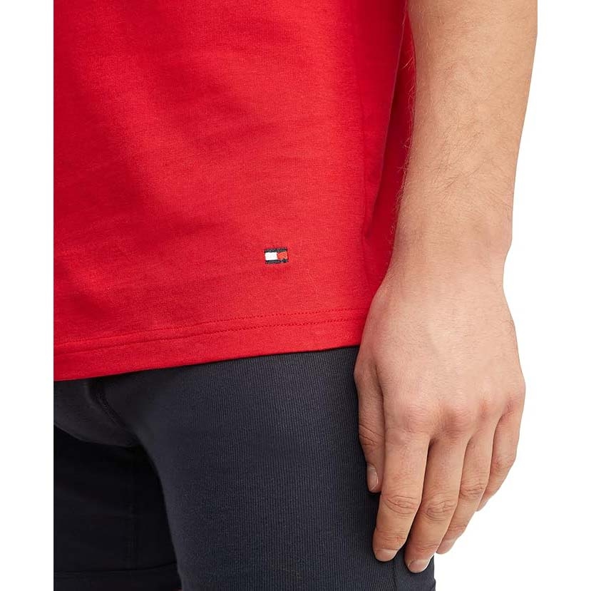 Set 3 Áo Phông Tommy Hilfiger Chính Hãng - Cotton Classic 3-Pack V-Neck Undershirts - Màu Đen/Trắng/Đỏ | JapanSport 4300141240