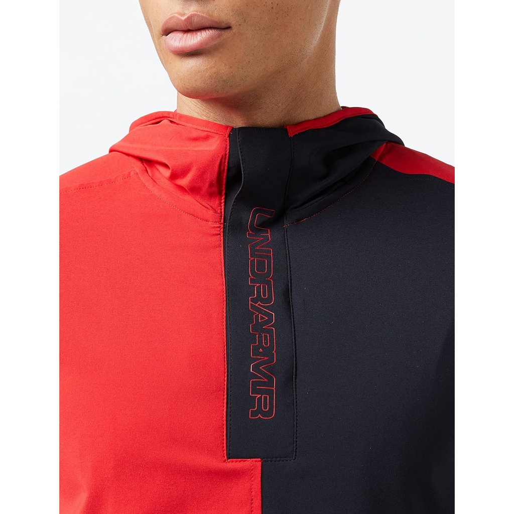 Áo Khoác Under Armour Chính Hãng - Baseline Woven Jacket Warm-up - Màu Đỏ/Đen | JapanSport 1343010-600