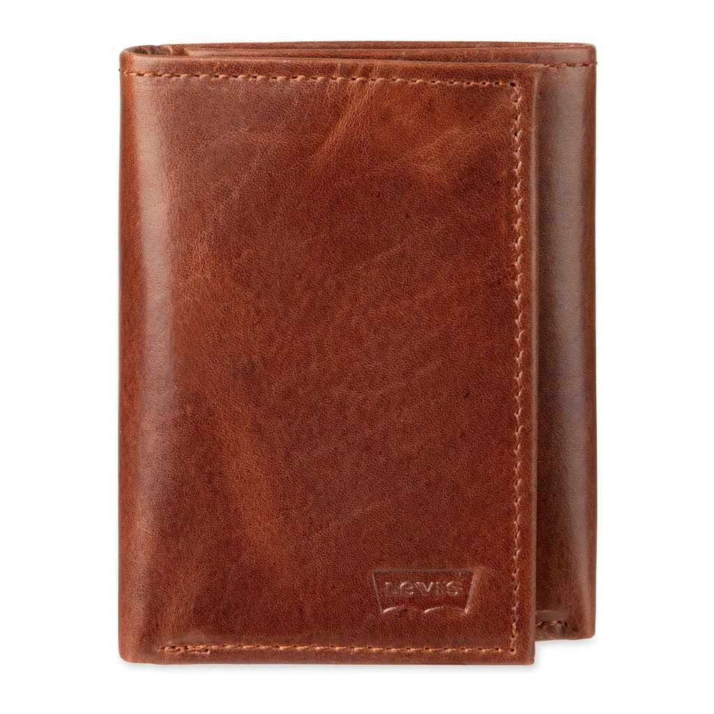 Ví Levi's Chính Hãng - Trifold Wallet-Sleek - Màu Nâu | JapanSport