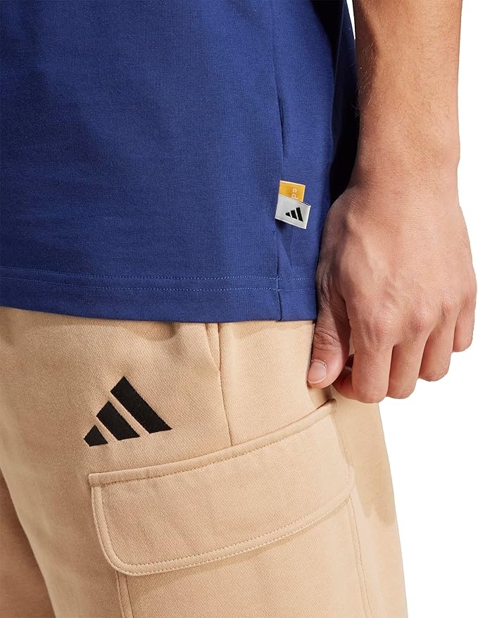 Áo Phông Adidas Chính Hãng - Dog Hoop Patch Graphic Tee - Màu Xanh | JapanSport JZ7446