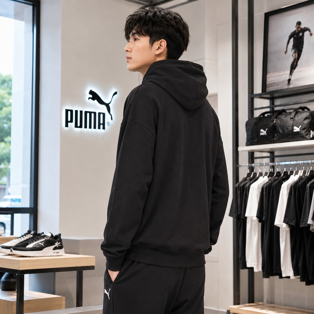 Áo Khoác Puma Chính Hãng - Running Run Club Hoodie - Màu Đen  | JapanSport 528257-01