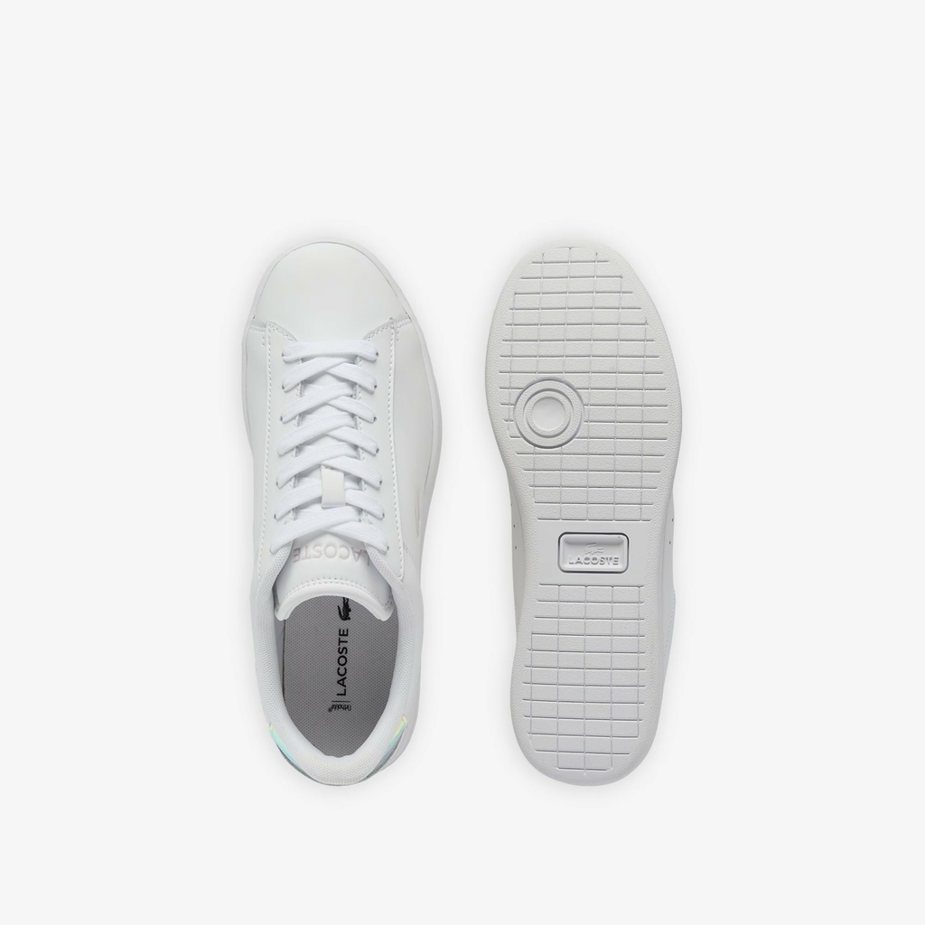 Giày Lacoste Nữ Chính Hãng - Carnaby Set Leather - Màu Trắng | JapanSport 7-48SFA0013-1Y9