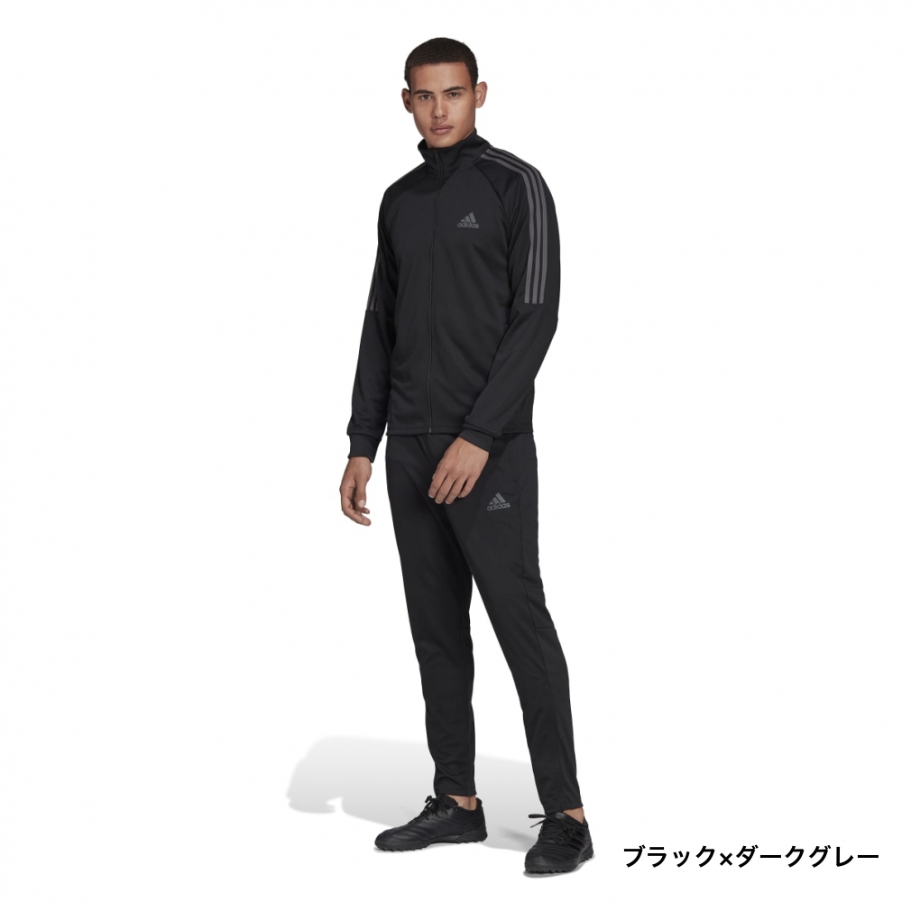 Bộ Thể Thao Adidas Nam Chính Hãng - AEROREADY SERENO CUT 3-STRIPES TRACK SUIT - Đen | JapanSport H28916
