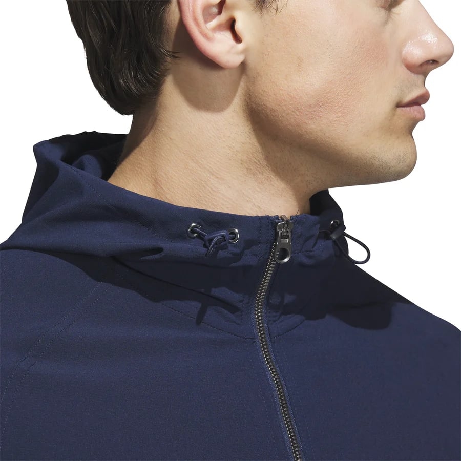 Áo Khoác Adidas Chính Hãng - Golf Go-To Full Zip Windbreaker - Màu Navy | JapanSport JL7914