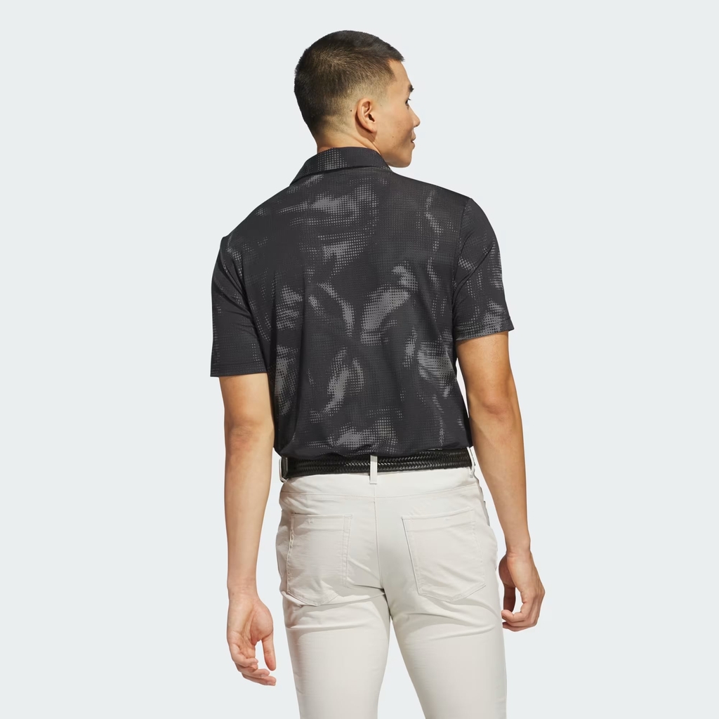 Áo Polo Adidas Nam Chính Hãng - Ultimate365 Printed Mesh Polo Shirt - Màu Đen | JapanSport JF4894