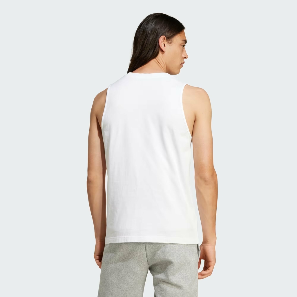 Áo ba lỗ Adidas Nam Chính Hãng - Modern Essentials Graphic Tank Top - Màu Trắng | JapanSport IW2633