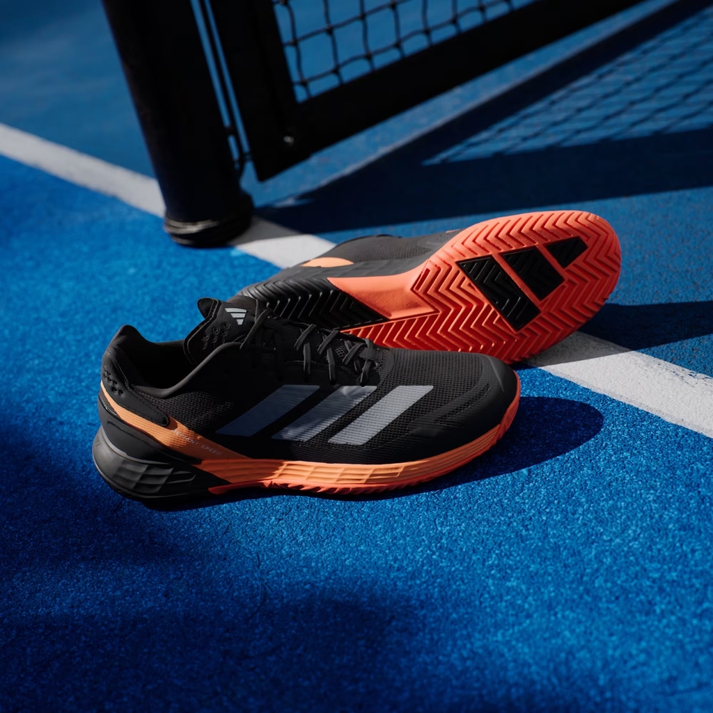 Giày Tennis Adidas Chính Hãng - Defiant Speed 2 - Màu Đen/Cam | JapanSport KI5999