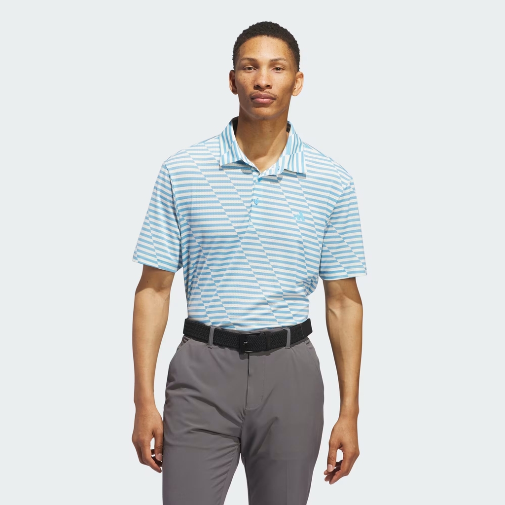 Áo Polo Adidas Nam Chính Hãng - Ultimate365 Mesh Print Polo - Màu Xanh | JapanSport IU4394