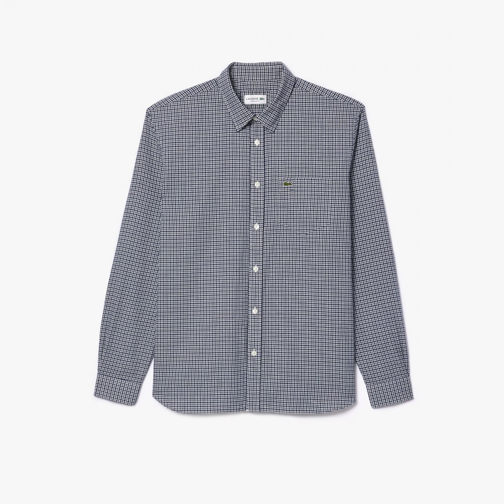 Áo Sơ Mi Lacoste Chính Hãng - Flannel Shirt - Màu Navy | JapanSport CH1885-51-KG2