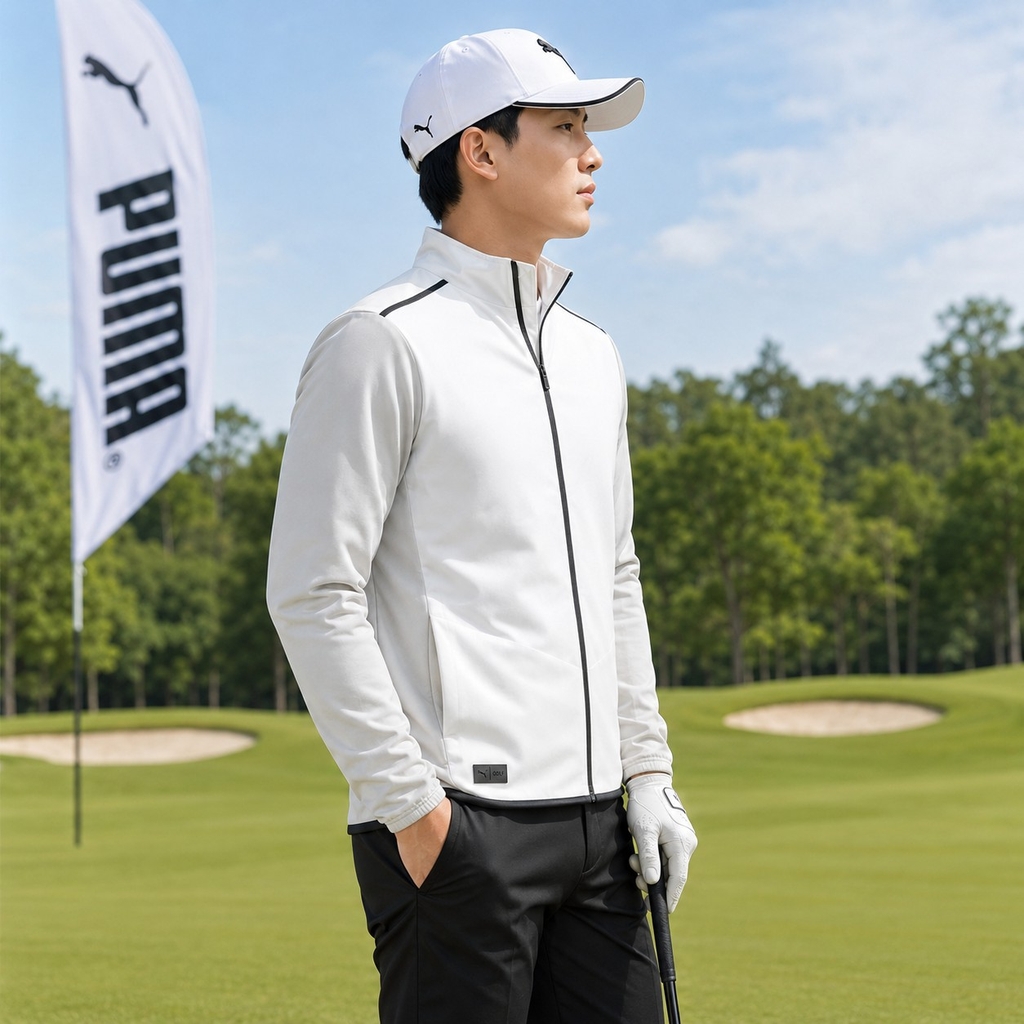 Áo Khoác Puma Chính Hãng - PB Hybrid Padded Jacket - Màu Trắng  | JapanSport 635782-03