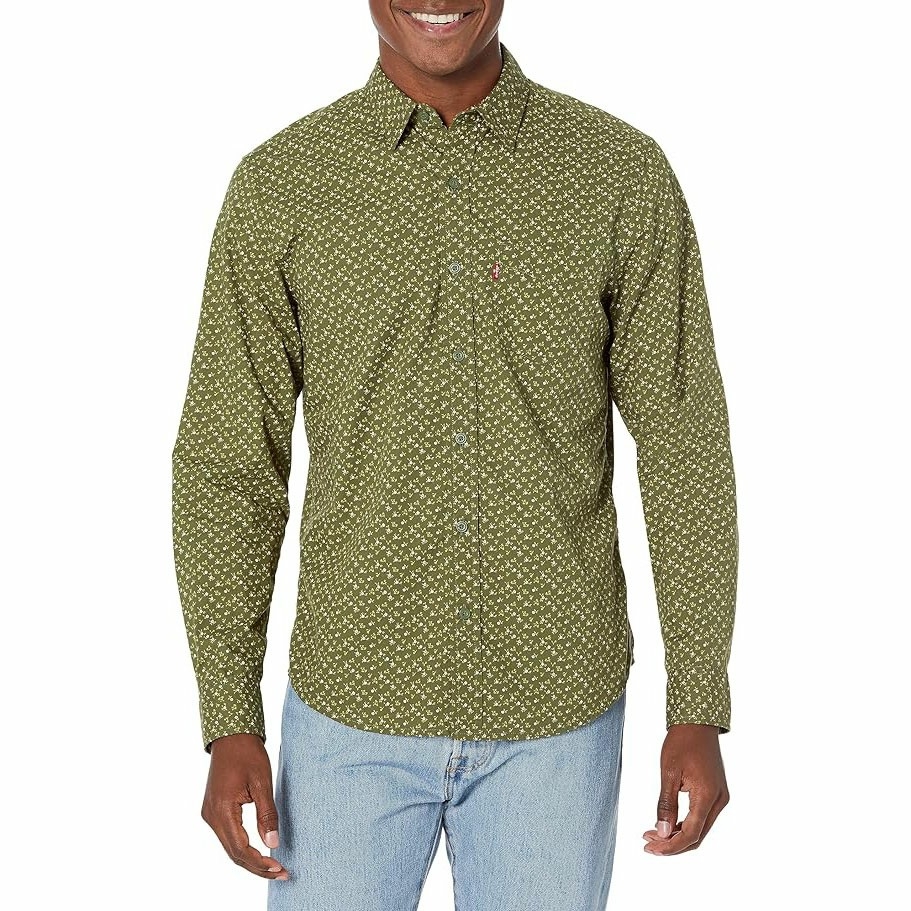 Áo Sơ Mi Levi's Chính Hãng - Classic 1 Pocket Long Sleeve - Màu Xanh | JapanSport 85748-0194